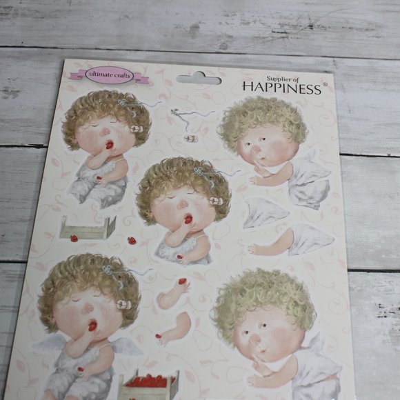 Scrapbook Card Making Punch Out Die Cut Paper Dolls Angels Kids DIY Craft - Picture 9 of 9